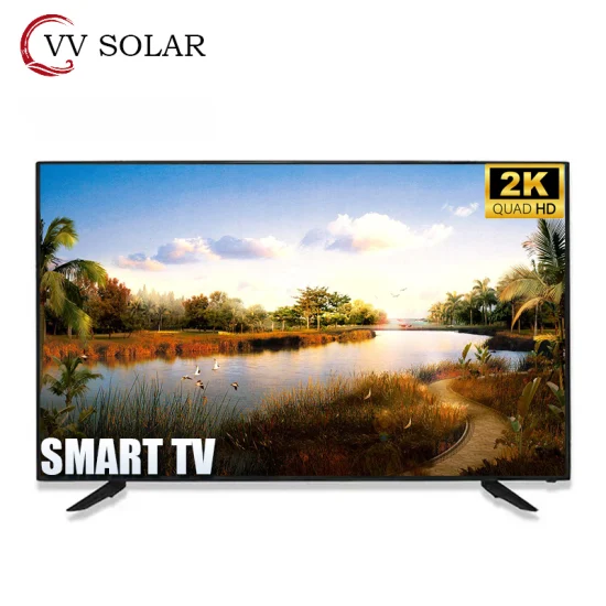 Factory Direct Sale Ready Stock Flat Screen Slim Frameless Toughened Glass TV LED TV