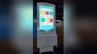 21.5inch LCD Screen Display with Automatic Hand Sanitizer Dispenser Kiosk